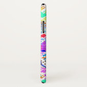 かわいいカラフル抽象芸術花のパターン Case-Mate iPhoneケース (裏面/右)