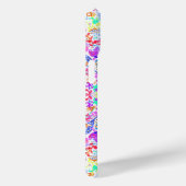 かわいいカラフル抽象芸術花のパターン Case-Mate iPhoneケース (裏面 / 右)