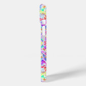 かわいいカラフル抽象芸術花のパターン Case-Mate iPhoneケース (裏面 / 左)