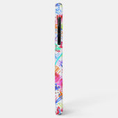 かわいいカラフル抽象芸術花のパターン Case-Mate iPhoneケース (裏面/左)
