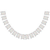 かわいいカラフル数字パターン子供の誕生日 バンティングフラッグ (全)