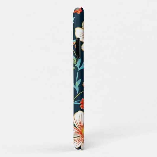 かわいいカラフル春の花の美しいフローラ Case-Mate iPhoneケース (裏面/右)