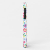 かわいいカラフル春の花パターン Case-Mate iPhoneケース (裏面/左)