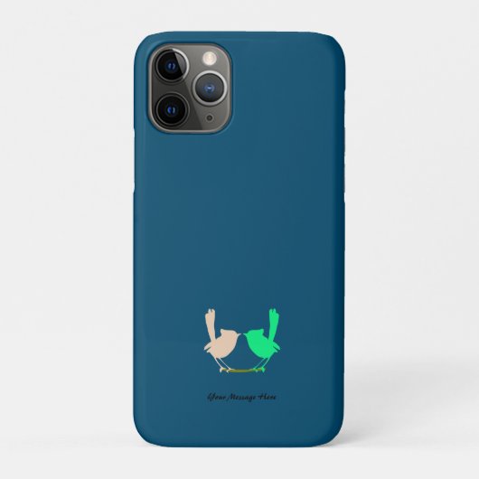 かわいいカラフル春の鳥のパーティー Case-Mate iPhoneケース (裏)