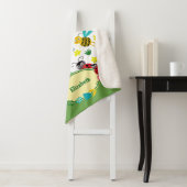 かわいいカラフル春虫が子どもたちをパターン シェルパブランケット (インサイチュ)