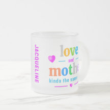 かわいいカラフル母