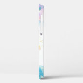 かわいいカラフル水色(ばちゃばちゃ)跳ねる Case-Mate iPhoneケース (裏面 / 左)