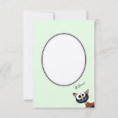 かわいいカラフル猫サンキューカード サンキューカード (裏面)