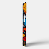 かわいいカラフル猫ステンドグラス Case-Mate iPhoneケース (裏面 / 右)