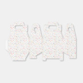 かわいいカラフル紙吹雪ドットのパターン フェイバーボックス (折り畳みなし)