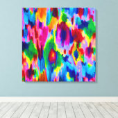 かわいいカラフル絵画抽象芸術デザイン キャンバスプリント (インサイチュ (ウッドフロア))