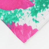 かわいいカラフル絵画抽象芸術 フリースブランケット (角)