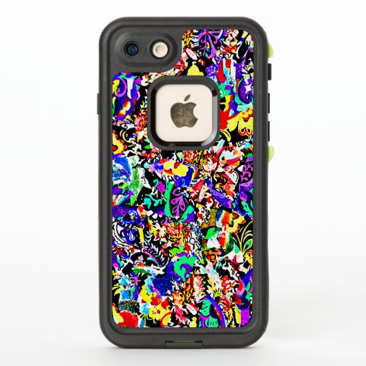 かわいいカラフル絵画抽象芸術 LifeProof iPhoneケース (裏面)