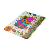 かわいいカラフル羊のバスマット バスマット (アングル)