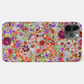 かわいいカラフル花コラージュデザイン Case-Mate iPhoneケース (裏面(横))