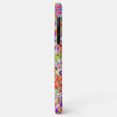 かわいいカラフル花コラージュデザイン Case-Mate iPhoneケース (裏面/左)