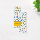 かわいいカラフル花デザインしおり (デスク)