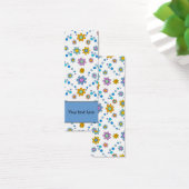 かわいいカラフル花デザインしおり (デスク)