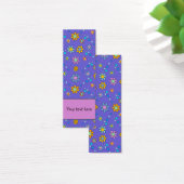 かわいいカラフル花デザインしおり (デスク)