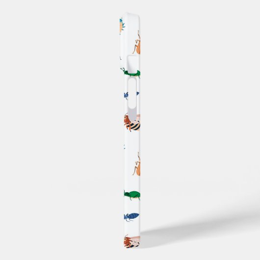 かわいいカラフル虫の模様 Case-Mate iPhoneケース (裏面 / 左)