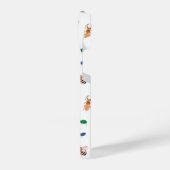 かわいいカラフル虫の模様 iPhoneケース (左側面)