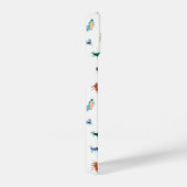 かわいいカラフル虫の模様 iPhoneケース (右側面)