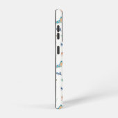 かわいいカラフル虫の模様 SAMSUNG GALAXYケース (右側面)