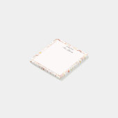 かわいいカラフル虹とデイジーの花抽象芸術 ポストイット (アングル)