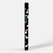 かわいいカラフル虹パターンバンダナ Case-Mate iPhoneケース (裏面 / 右)