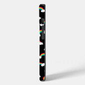 かわいいカラフル虹パターンバンダナ Case-Mate iPhoneケース (裏面 / 左)
