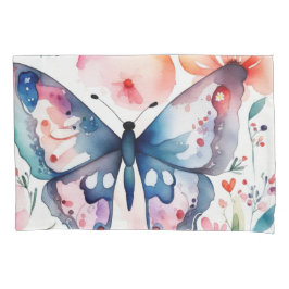 かわいいカラフル蝶 枕カバー