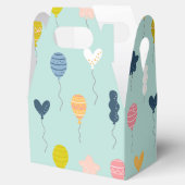 かわいいカラフル誕生日パーティー風船パターン フェイバーボックス (オープン)