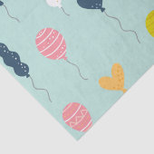 かわいいカラフル誕生日パーティー風船パターン 薄葉紙 (詳細)