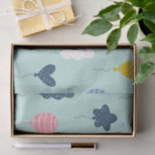 かわいいカラフル誕生日パーティー風船パターン 薄葉紙 (ギフト)