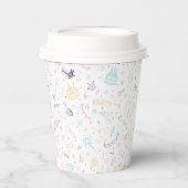 かわいいカラフル誕生日パーティー 紙コップ (正面)