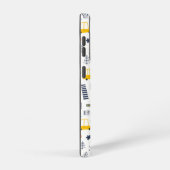 かわいいカラフル車の交通パターン SAMSUNG GALAXYケース (右側面)