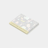 かわいいカラフル野生動物子供部屋アートベイビーシャワー ポストイット (アングル)