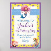 かわいいカラフル魔法人魚 ポスター (正面)