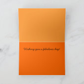 かわいいカラフル魚誕生日カード カード (内部)