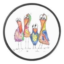 かわいいカラフル鳥お洒落4羽