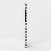 かわいいカラフル70sパターン水玉模様 Case-Mate iPhoneケース (裏面/左)