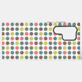 かわいいカラフル70sパターン水玉模様 samsung galaxyケース (裏面横)