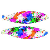 かわいいカラフル（ばちゃばちゃ）跳ねる絵を描デザイン バスケットボール (パネル)