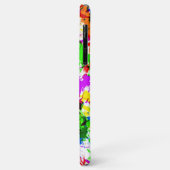 かわいいカラフル（ばちゃばちゃ）跳ねる絵を描デザイン Case-Mate iPhoneケース (裏面/左)