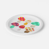 かわいいカラフル ペーパープレート (アングル)