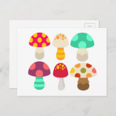 かわいいカラフル ポストカード (正面/裏面)