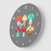 かわいいカラフル ラージ壁時計 (傾斜)