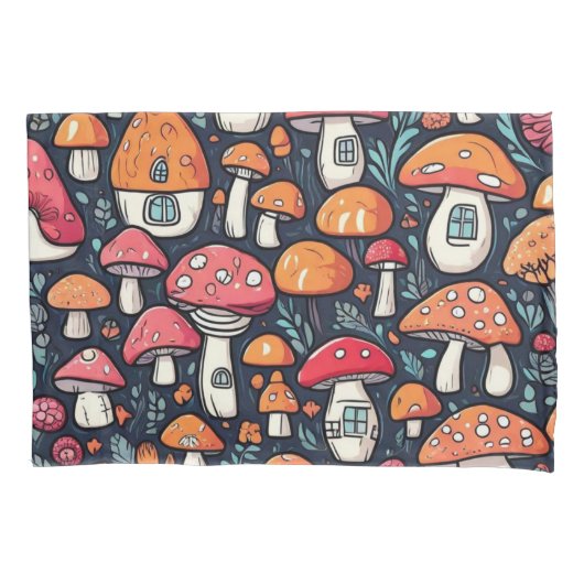 かわいいカラフル 枕カバー (正面)