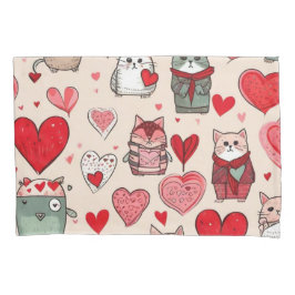 かわいいカラフル 枕カバー