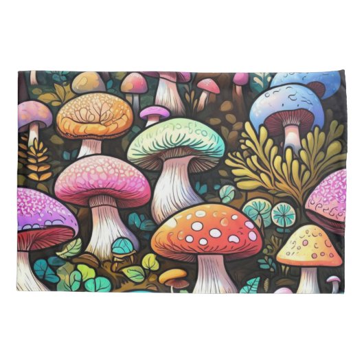 かわいいカラフル 枕カバー (裏面)